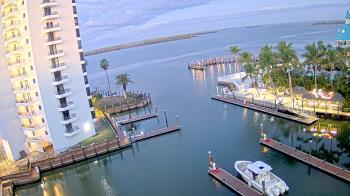 Weather camera view of Sanibel Harbour Yacht Club.