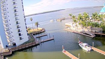Weather camera view of Sanibel Harbour Yacht Club.