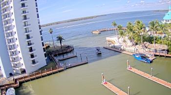 Weather camera view of Sanibel Harbour Yacht Club.