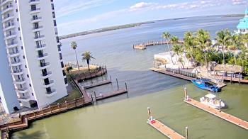 Weather camera view of Sanibel Harbour Yacht Club.