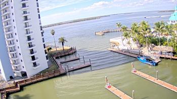 Weather camera view of Sanibel Harbour Yacht Club.