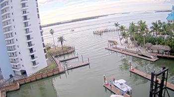 Weather camera view of Sanibel Harbour Yacht Club.
