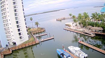 Weather camera view of Sanibel Harbour Yacht Club.