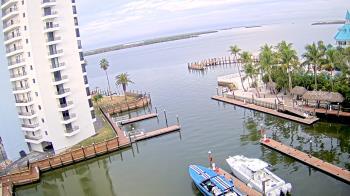 Weather camera view of Sanibel Harbour Yacht Club.