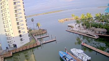 Weather camera view of Sanibel Harbour Yacht Club.