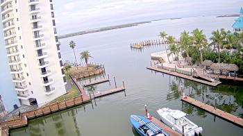 Weather camera view of Sanibel Harbour Yacht Club.