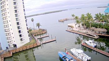 Weather camera view of Sanibel Harbour Yacht Club.