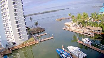 Weather camera view of Sanibel Harbour Yacht Club.