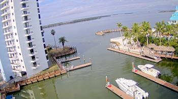 Weather camera view of Sanibel Harbour Yacht Club.