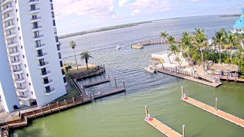 Weather camera view of Sanibel Harbour Yacht Club.