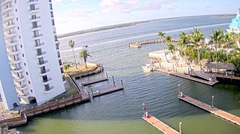 Weather camera view of Sanibel Harbour Yacht Club.