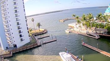 Weather camera view of Sanibel Harbour Yacht Club.