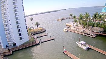 Weather camera view of Sanibel Harbour Yacht Club.