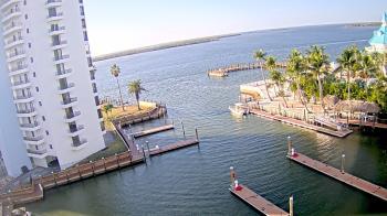 Weather camera view of Sanibel Harbour Yacht Club.