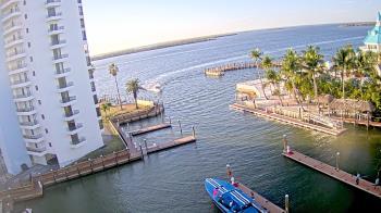 Weather camera view of Sanibel Harbour Yacht Club.