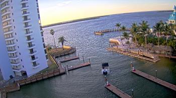 Weather camera view of Sanibel Harbour Yacht Club.