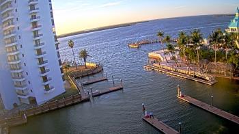 Weather camera view of Sanibel Harbour Yacht Club.