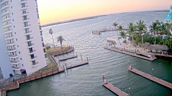 Weather camera view of Sanibel Harbour Yacht Club.