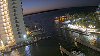 Weather camera view of Sanibel Harbour Yacht Club.