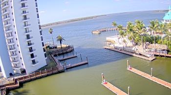 Weather camera view of Sanibel Harbour Yacht Club.