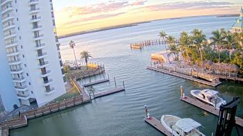 Weather camera view of Sanibel Harbour Yacht Club.