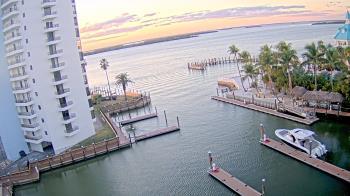 Weather camera view of Sanibel Harbour Yacht Club.