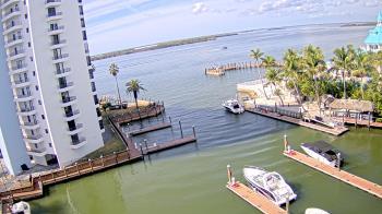 Weather camera view of Sanibel Harbour Yacht Club.