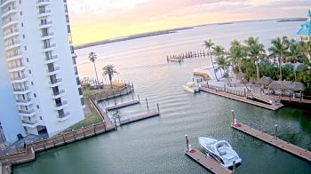 Weather camera view of Sanibel Harbour Yacht Club.
