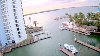 Weather camera view of Sanibel Harbour Yacht Club.