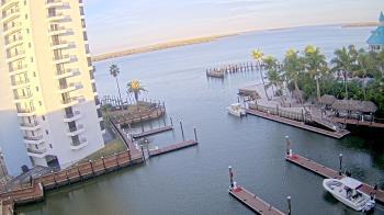Weather camera view of Sanibel Harbour Yacht Club.