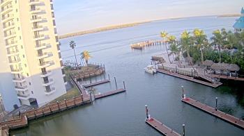 Weather camera view of Sanibel Harbour Yacht Club.