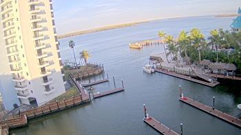 Weather camera view of Sanibel Harbour Yacht Club.