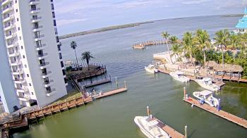 Weather camera view of Sanibel Harbour Yacht Club.