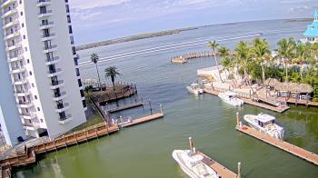 Weather camera view of Sanibel Harbour Yacht Club.
