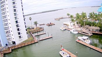 Weather camera view of Sanibel Harbour Yacht Club.