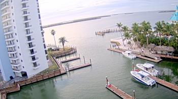 Weather camera view of Sanibel Harbour Yacht Club.