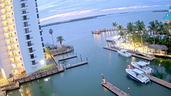 Weather camera view of Sanibel Harbour Yacht Club.