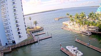 Weather camera view of Sanibel Harbour Yacht Club.