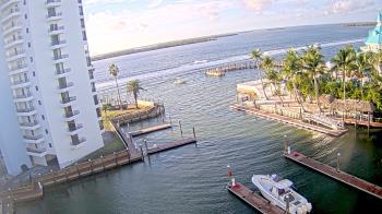 Weather camera view of Sanibel Harbour Yacht Club.