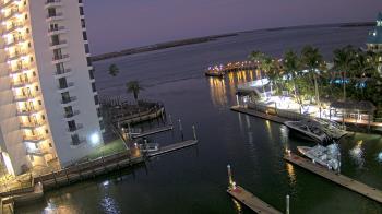 Weather camera view of Sanibel Harbour Yacht Club.