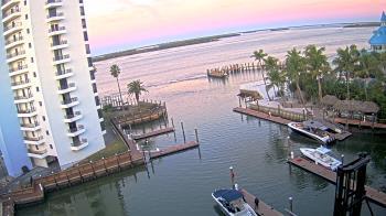 Weather camera view of Sanibel Harbour Yacht Club.