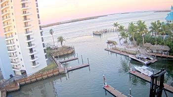 Weather camera view of Sanibel Harbour Yacht Club.