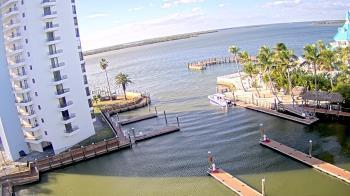Weather camera view of Sanibel Harbour Yacht Club.