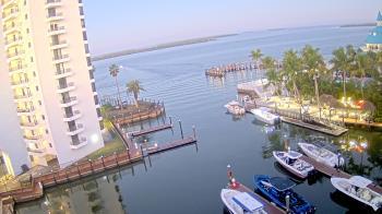 Weather camera view of Sanibel Harbour Yacht Club.