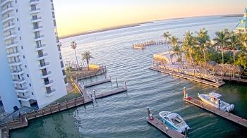 Weather camera view of Sanibel Harbour Yacht Club.