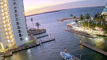 Weather camera view of Sanibel Harbour Yacht Club.
