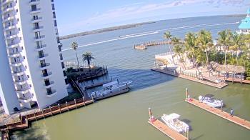 Weather camera view of Sanibel Harbour Yacht Club.