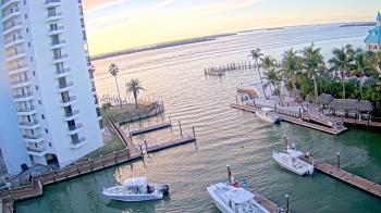 Weather camera view of Sanibel Harbour Yacht Club.