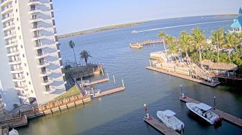 Weather camera view of Sanibel Harbour Yacht Club.