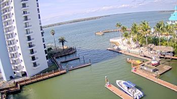 Weather camera view of Sanibel Harbour Yacht Club.